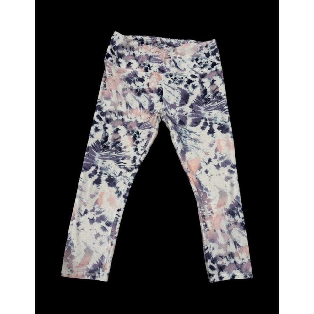 RBX‎ Pants, Women's Size Large, Purple White, Tie Dye, Pull On